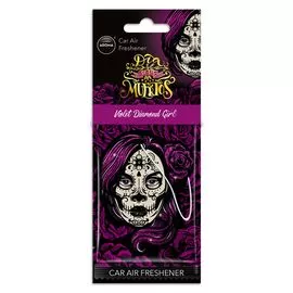 Автомобільний ароматизатор Aroma Car Dia De Los Muertos - Violet Diamond Girl (103781), Аромат: Violet ​Diamond Girl