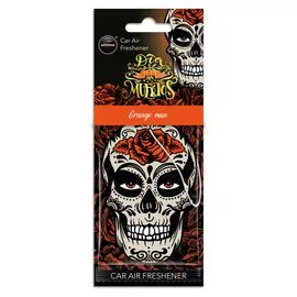 Автомобільний ароматизатор Aroma Car Dia De Los Muertos - Skull Orange Man (10379)