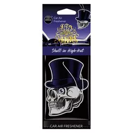 Автомобільний ароматизатор Aroma Car Dia De Los Muertos - Skull in a High Hat (10380)