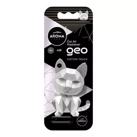 Автомобільний полімерний ароматизатор Aroma Car GEO Cat - Cotton Touch (12057), Аромат: Cotton Touch