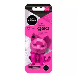Автомобільний полімерний ароматизатор Aroma Car GEO Cat - Sparkling Cherry (12150), Аромат: Sparkling Cherry