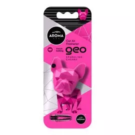 Автомобільний полімерний ароматизатор Aroma Car GEO Dog - Sparkling Cherry (12155), Аромат: Sparkling Cherry