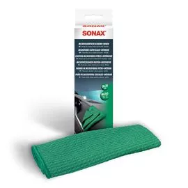 Серветка з мікрофібри для скла та інтер'єру 38х38 см SONAX MicrofaserTuch Scheibe+Innen (498400)