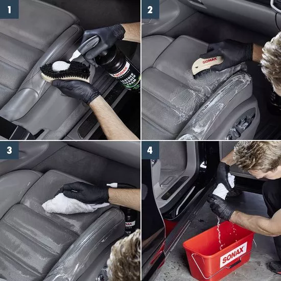 Средство для эффективной очистки гладкой кожи 1 л SONAX PROFILINE Leather Cleaner (281300), изображение 5