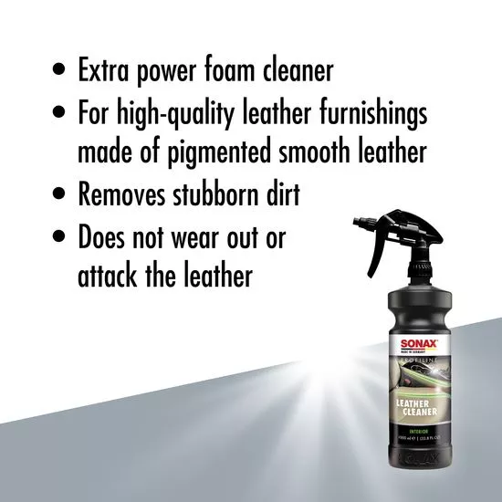 Средство для эффективной очистки гладкой кожи 1 л SONAX PROFILINE Leather Cleaner (281300), изображение 7