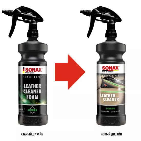 Средство для эффективной очистки гладкой кожи 1 л SONAX PROFILINE Leather Cleaner (281300), изображение 2