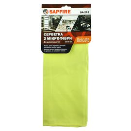 Серветки з мікрофібри для делікатних речей 35х40 см жовта SA-215 SAPFIRE Delicate (002890), зображення 2