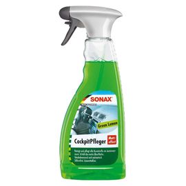 Очищувач-поліроль пластика матовий 500 мл SONAX Cockpitpfleger - green-lemon (358241), зображення 3