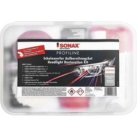 Професійний набір для полірування пластикових фар SONAX PROFILINE Scheinwerfer Aufbereitungsset (405741), зображення 3