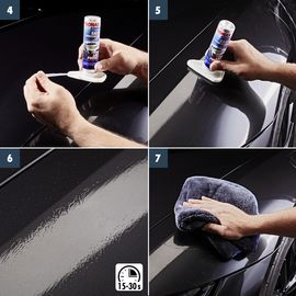 Набір для захисту ЛФП керамічним покриттям (рідке скло) 240 мл SONAX XTREME Ceramic Lackprotect (247941), зображення 8