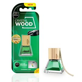 Автомобильный ароматизатор Aroma Car Wood - Crystal Wood - Charming Lady 7 мл (928426), Аромат: Charming Lady, зображення 2