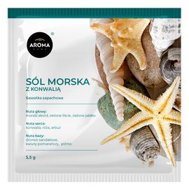 Ароматичні саше Aroma Home, Базова серія, Морська сіль з конвалією 5,5 г (100230), Аромат: Морская соль с ландышем