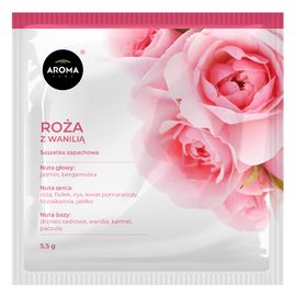 Ароматичні саше Aroma Home, Базова серія, Троянда з ваніллю 5,5 г (100292), Аромат: Роза с ванилью