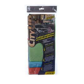 Набір серветок з мікрофібри 3 шт CA-118 CityUp Set for All (581182)