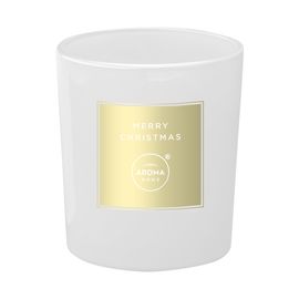 Ароматична свічка Aroma Home Merry Christmas - Апельсин та гвоздика 140 г (839897), Аромат: Апельсин и гвоздика