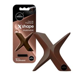 Автомобільний полімерний ароматизатор Aroma Car X Shape - Mukhalat (108953), Аромат: Mukhalat, зображення 2