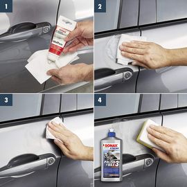 Шліфпаста для ручного видалення подряпин 75 мл SONAX SchleifPaste (320100), зображення 6