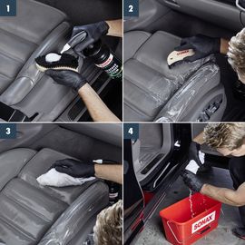 Засіб для ефективного очищення гладкої шкіри 1 л SONAX PROFILINE Leather Cleaner (281300), зображення 5