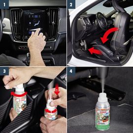 Очищувач кондиціонера антибактеріальний 100 мл SONAX Klima Power Cleaner Air Aid - Havana Love (323800), зображення 7