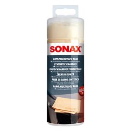 Серветка із синтетичної замші в тубі 43х32 см SONAX Autopflegetuch PLUS (417700), зображення 3