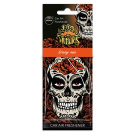 Автомобільний ароматизатор Aroma Car Dia De Los Muertos - Skull Orange Man (103798), Аромат: Skull Orange Man