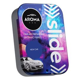 Автомобільний ароматизатор Aroma Car Organic SLIDE - New Car (116941), Аромат: New Car