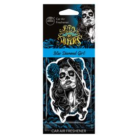 Автомобільний ароматизатор Aroma Car Dia De Los Muertos - Blue Diamond Girl (831167), Аромат: Blue Diamond Girl