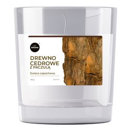 Ароматична свічка Aroma Home, Базова серія - Деревина кедра з пачулі 115 г (839392), Аромат: Кедровое дерево с пачули