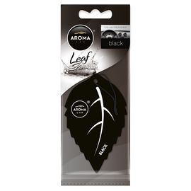 Автомобільний ароматизатор Aroma Car Leaf - Black (920888), Аромат: Black
