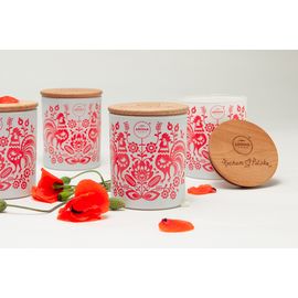 Ароматична свічка Aroma Home, I love Poland, Квітка маку 150 г  (837404), Аромат: Цветок мака, зображення 6