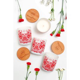 Ароматична свічка Aroma Home, I love Poland, Квітка маку 150 г  (837404), Аромат: Цветок мака, зображення 2