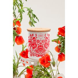 Ароматична свічка Aroma Home, I love Poland, Квітка маку 150 г  (837404), Аромат: Цветок мака, зображення 4