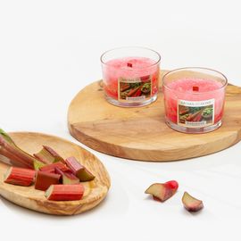 Ароматична свічка Aroma Home Unique Fragrances - Rabarbar 115 г (836674), Аромат: Rabarbar, зображення 2