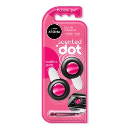 Автомобільний мембранний ароматизатор Aroma Car Scented Dot Double - Bubble Gum (12010)