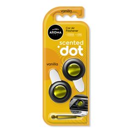 Автомобільний мембранний ароматизатор Aroma Car Scented Dot Double - Vanilla (12012)