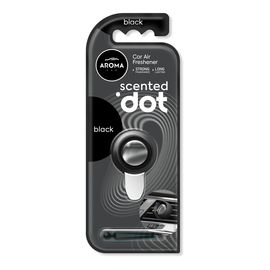Автомобильный мембранный ароматизатор Aroma Car Scented Dot - Black (12039)