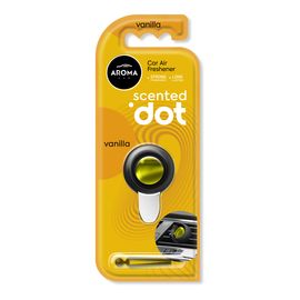 Автомобильный мембранный ароматизатор Aroma Car Scented Dot - Vanilla (12042)