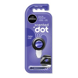 Автомобильный мембранный ароматизатор Aroma Car Scented Dot - New Car (12044)