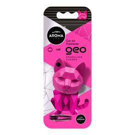 Автомобільний полімерний ароматизатор Aroma Car GEO Cat - Sparkling Cherry (12150), Аромат: Sparkling Cherry