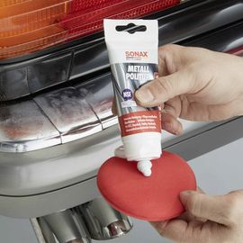 Очисник-поліроль для металу 75 мл SONAX Metal Polish (204000), зображення 5