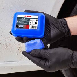 Синя глина для очищення лакофарбових поверхонь і скла 100 г SONAX Clay (450105), зображення 6