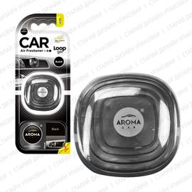 Автомобільний ароматизатор Aroma Car Loop Gel - Black (631135), Аромат: Black, зображення 2
