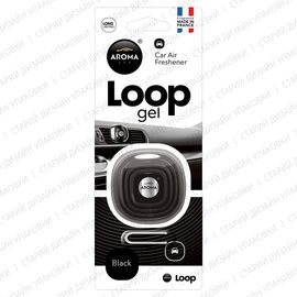 Автомобільний ароматизатор Aroma Car Loop Gel - Black (631135), Аромат: Black, зображення 3