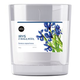 Ароматична свічка Aroma Home, Базова серія - Ірис з білою трояндою 115 г (839385), Аромат: Ирис с белой розой