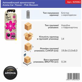 Автомобільний ароматизатор Aroma Car Flower - Pink Blossom (925562), Аромат: На обдув + Підвісний, зображення 2