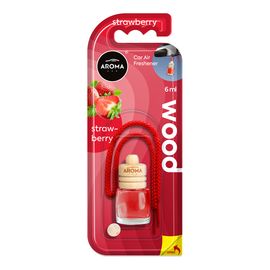 Автомобильный ароматизатор Aroma Car Wood - Strawberry 6 мл (92795), Аромат: Strawberry