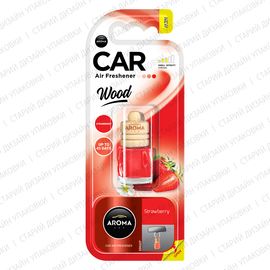 Автомобильный ароматизатор Aroma Car Wood - Strawberry 6 мл (92795), Аромат: Strawberry, зображення 2