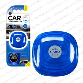 Автомобільний ароматизатор Aroma Car Loop Gel - New Car (928983), Аромат: New Car, зображення 2