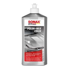 Цветной полироль с воском серый 500 мл SONAX Polish&Wax Color (296300), Об’єм: 500 мл