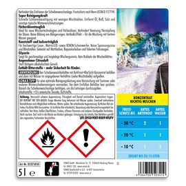 Концентрат омивача скла зимовий -70 ° С 5 л SONAX Antifrost + Klarsicht Konzentrat (332505), зображення 3